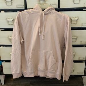 baby pink hoodie